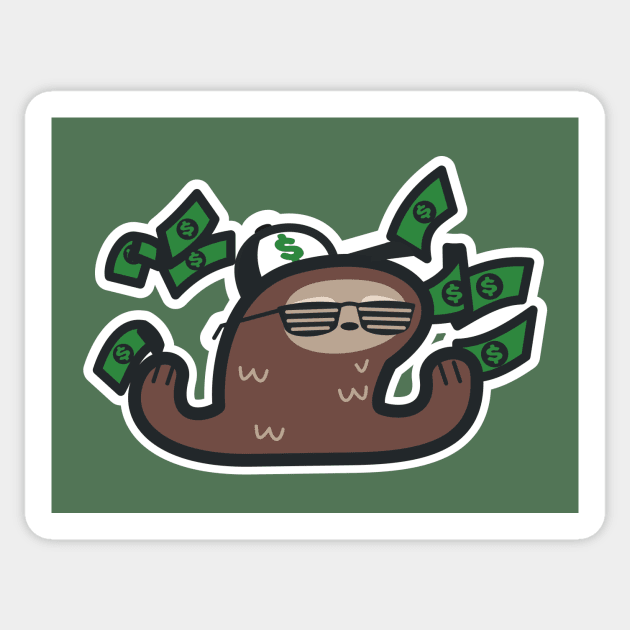 Richie Sloth Sticker by Johnitees